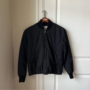 ARITZIA TNA Sequoia Bomber Jacket Black Size XXS